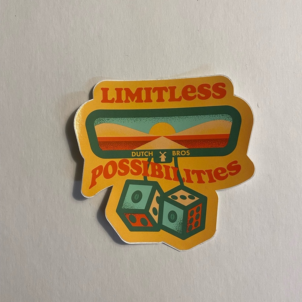 DUTCH BROS limitless possibilities 2021 sticker